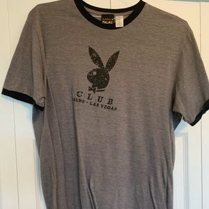 Mens Tight Fitting Playboy Vintage TShirt by Palms